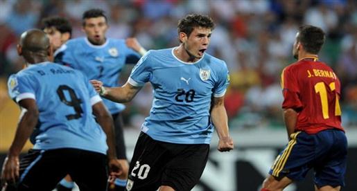 أوروجواي تفجر المفاجأة وتطيح بإسبانيا من مونديال الشباب